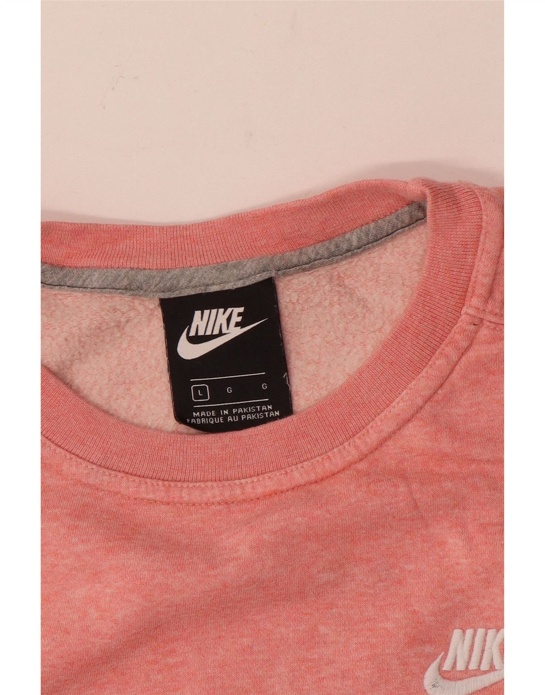 Felpa da donna Nike Jumper UK 16 Large Pink Flecked