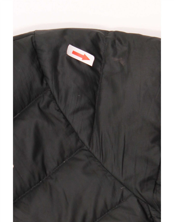 Giacca imbottita con cappuccio da donna Adidas UK 18 XL poliestere nero