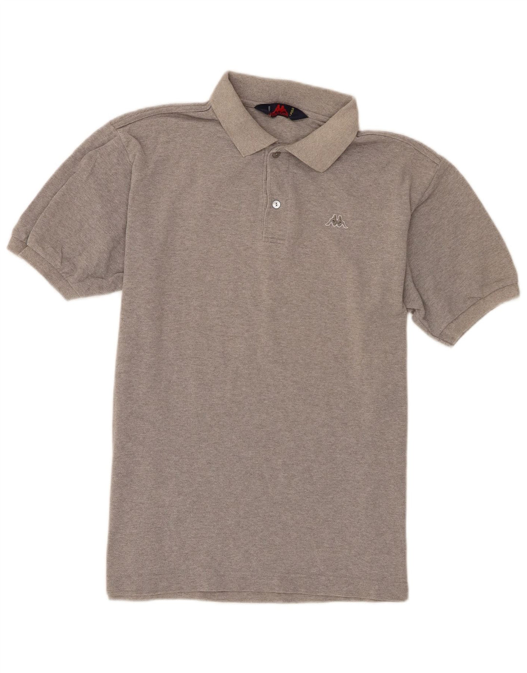 Polo Kappa da uomo grande grigia screziata