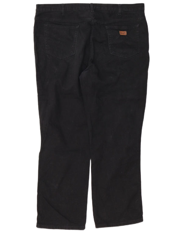 Jeans dritti da uomo Wrangler Ohio W44 L32 cotone nero