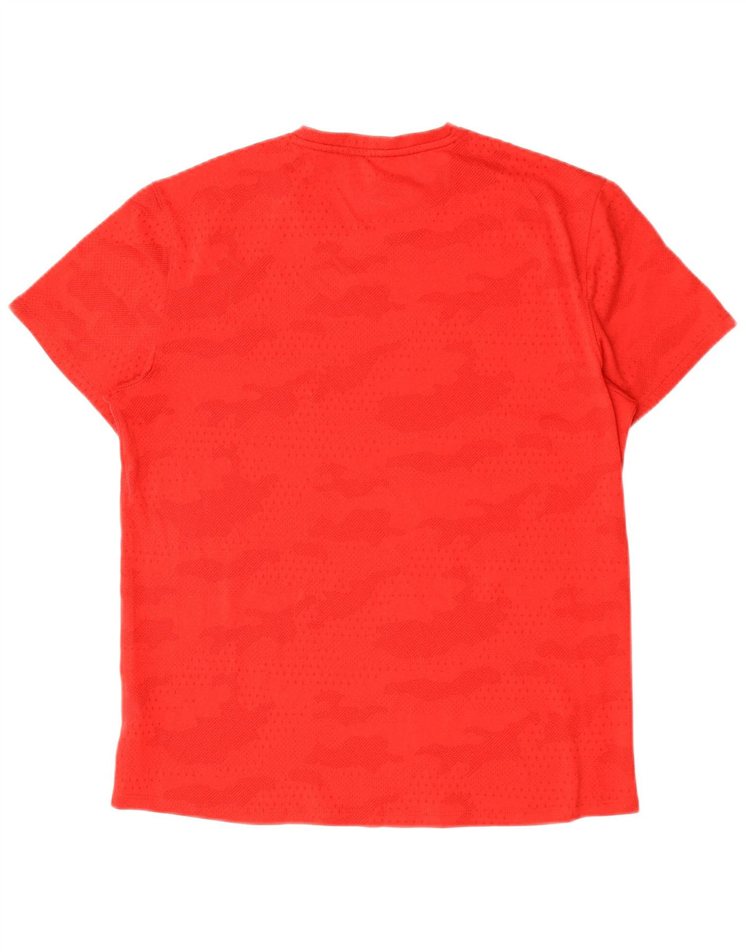 T-shirt Reebok da uomo Top in poliestere mimetico rosso medio