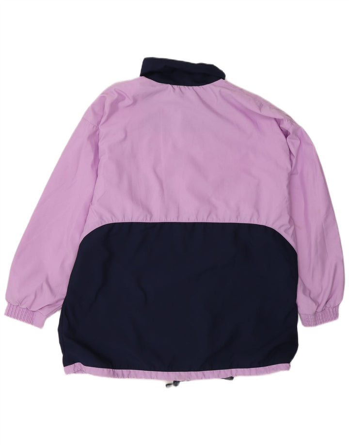 Giacca da tuta oversize da donna ALEX UK 12 Blocco colore viola medio
