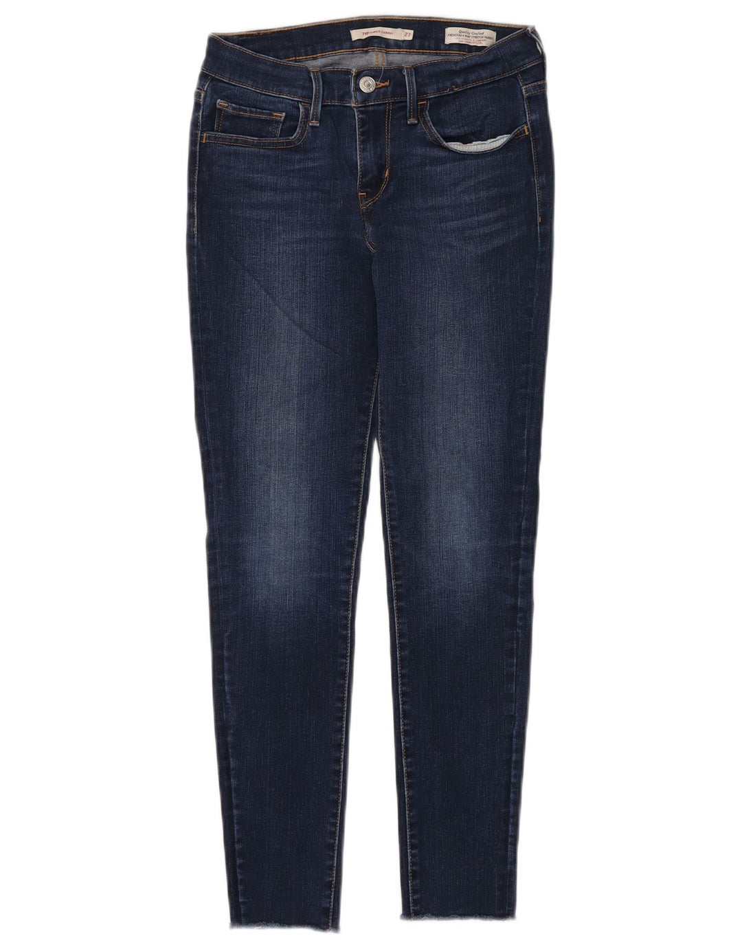 Jeans Levi's 710 Super Skinny da donna W27 L28 Blu Navy