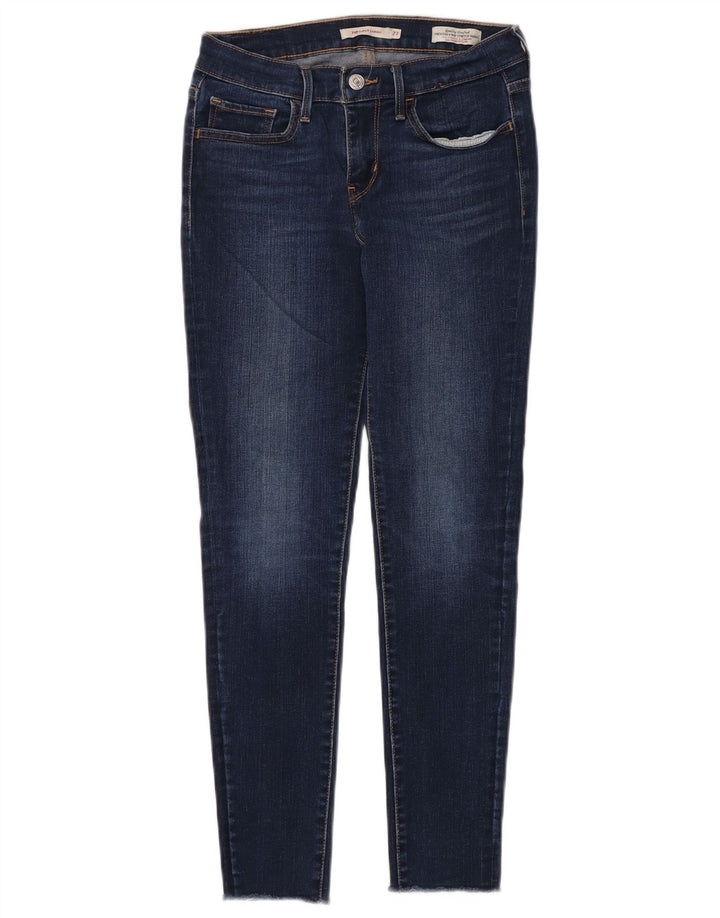 Jeans Levi's 710 Super Skinny da donna W27 L28 Blu Navy