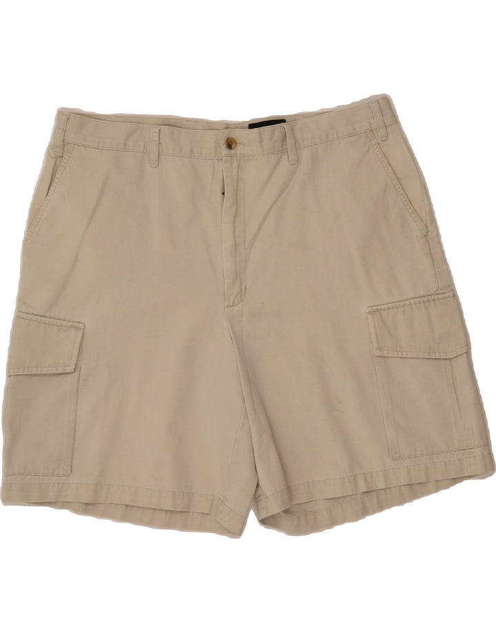 EDDIE BAUER Mens Cargo Shorts W40 XL Beige Cotton Vintage Eddie Bauer and Second-Hand Eddie Bauer from Messina Hembry 