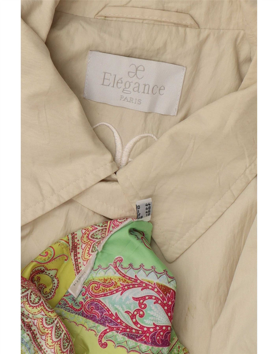 Trench da donna Elegance UK 18 XL Beige