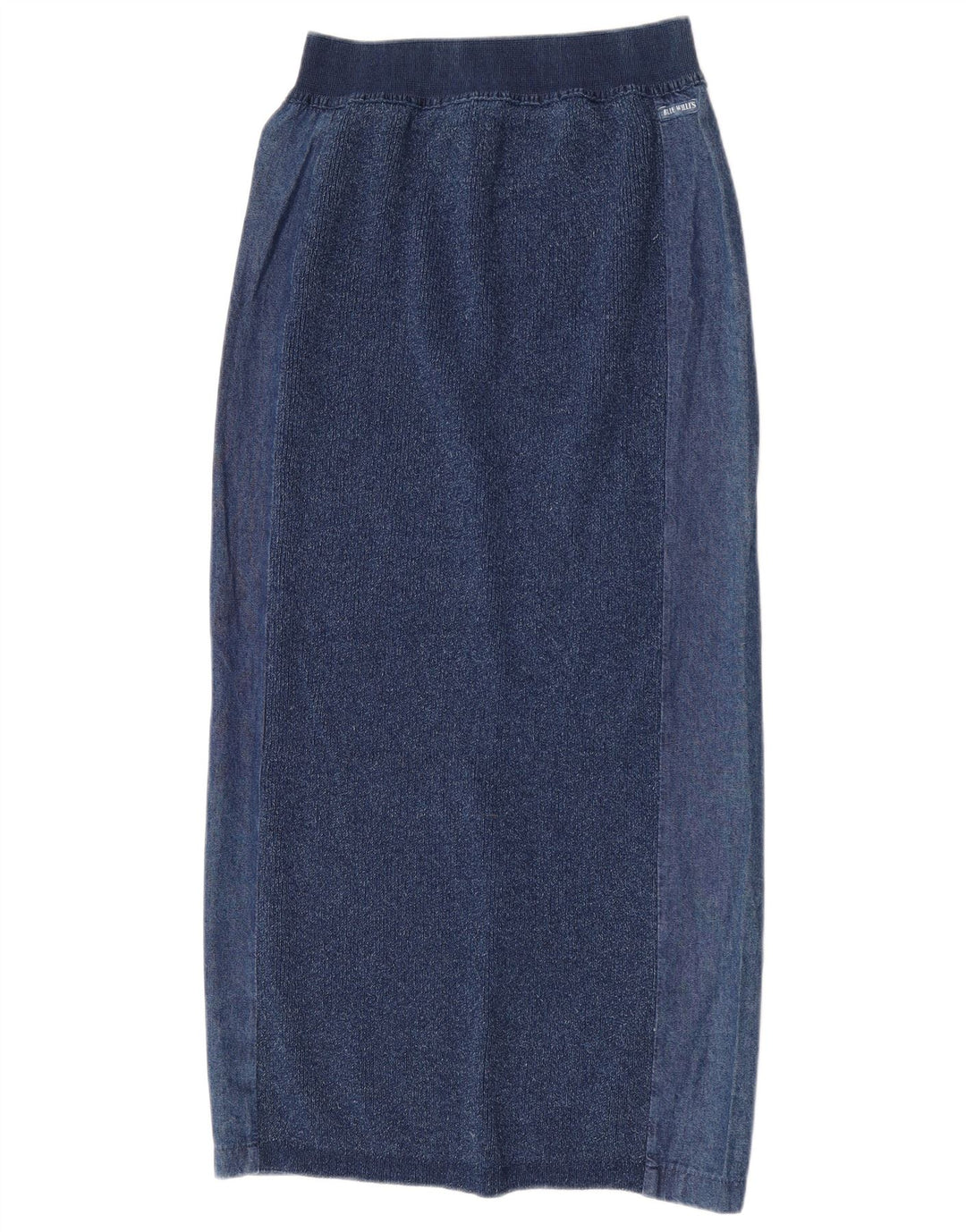 Gonna longuette da donna Blue Willi's media W28 cotone blu