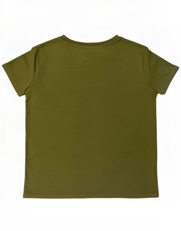 Zara T-shirt da donna UK 18 XL Khaki