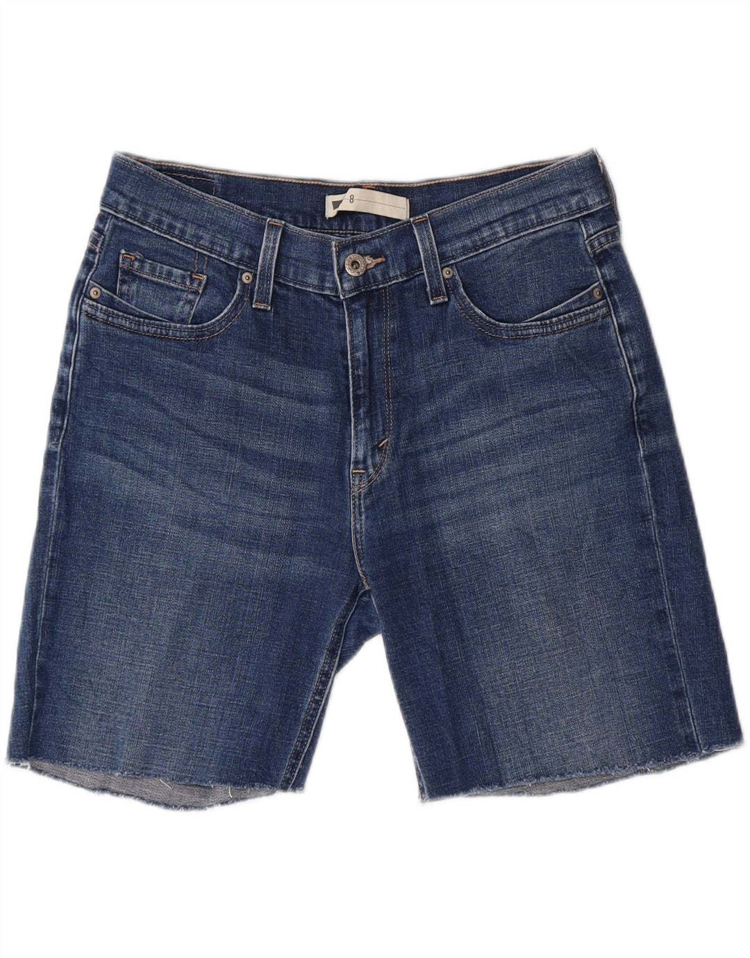 LEVI'S Womens Denim Shorts US 8 Medium W30 Blue Vintage Levi's and Second-Hand Levi's from Messina Hembry 