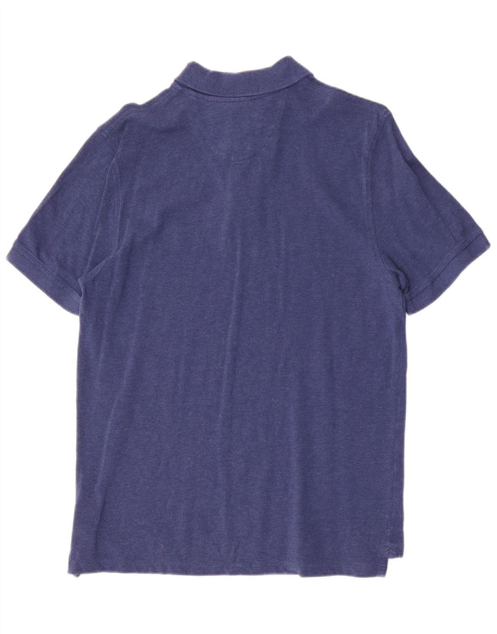 Polo da uomo Brooks Brothers vestibilità originale in cotone blu medio