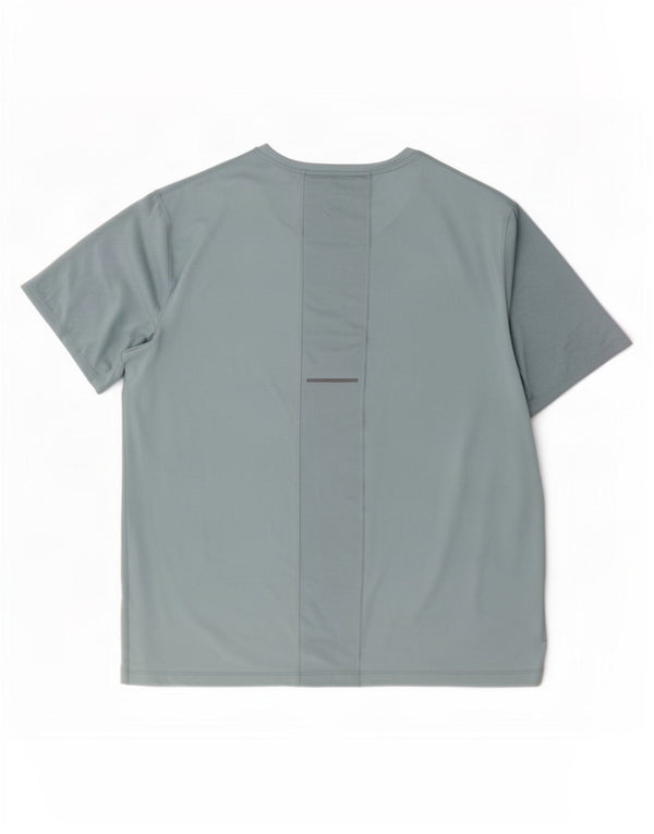 T-shirt grafica da uomo Asics Top XL blu poliestere