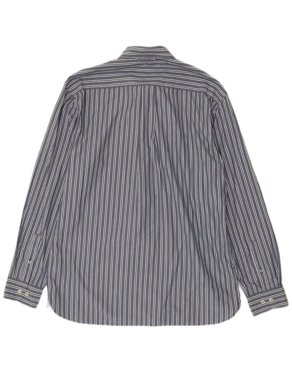 Camicia da uomo Tommy Hilfiger in cotone a righe blu medio