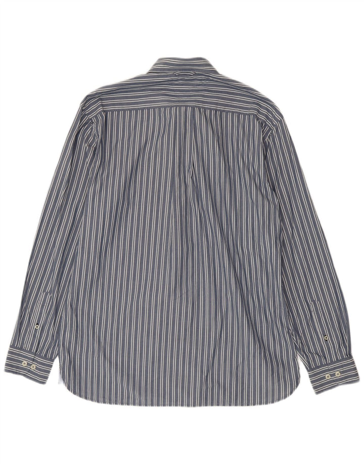 Camicia da uomo Tommy Hilfiger in cotone a righe blu medio