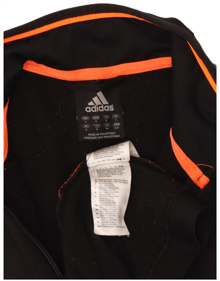 Giacca da allenamento Adidas Climalite da uomo, piccola, in poliestere nero, Halloween