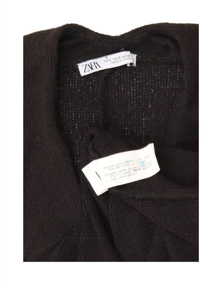 Canotta oversize da donna Zara UK 10 piccola in viscosa nera