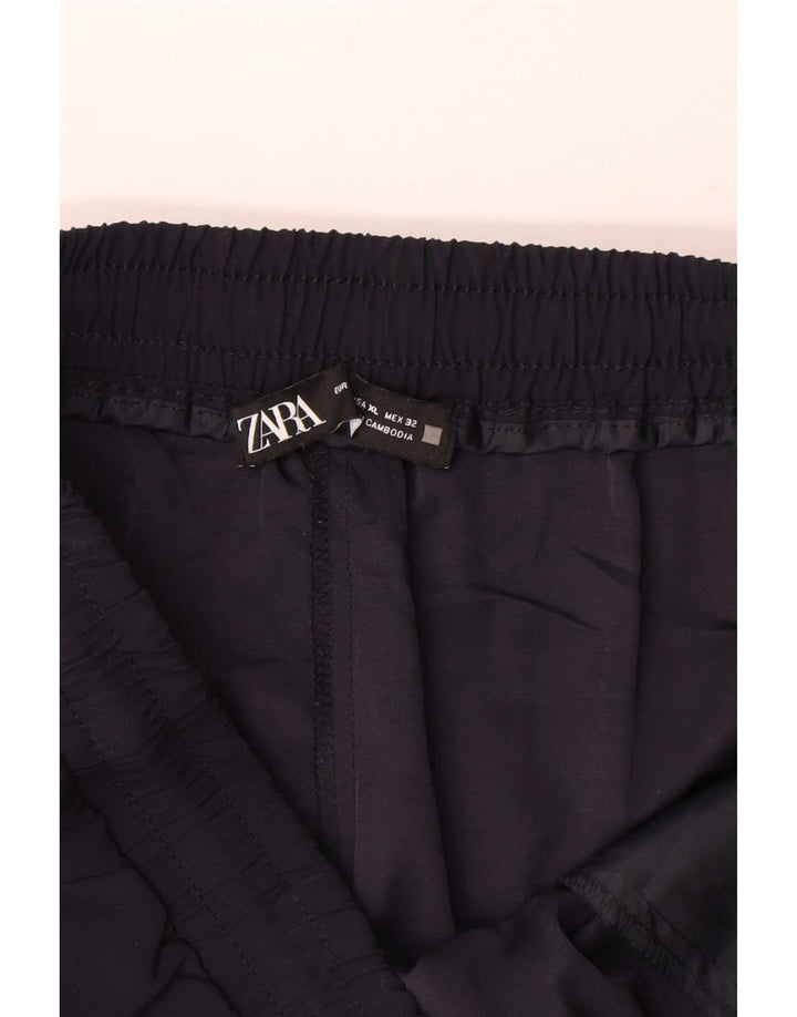 Pantaloni da tuta da donna Zara Joggers XL poliestere blu navy