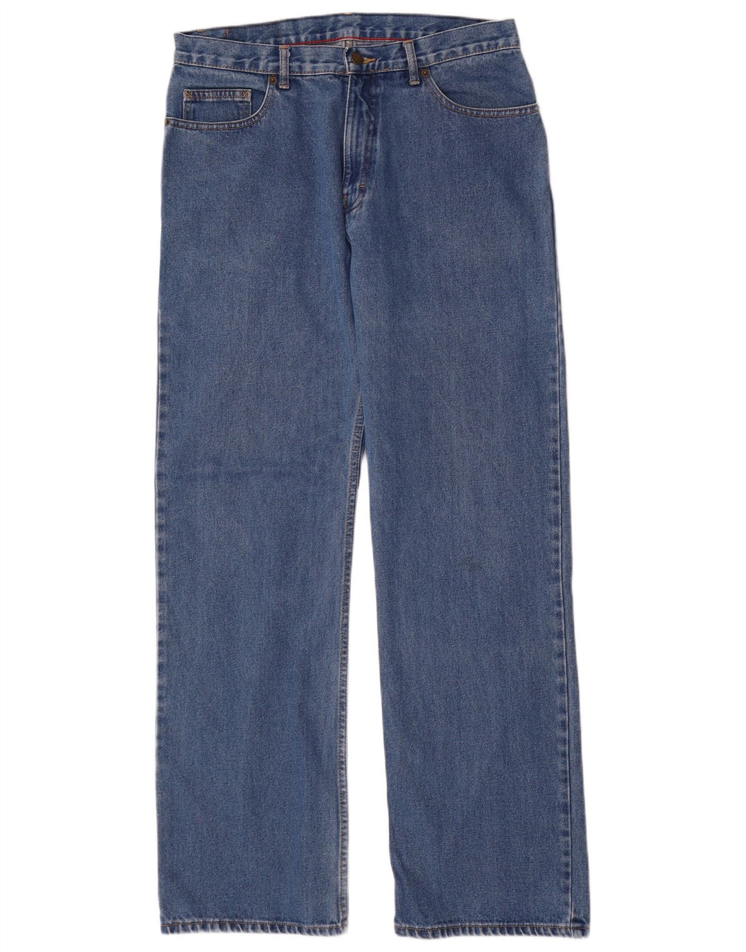 Jeans dritti da uomo Marks & Spencer blu Harbour W34 L33 cotone