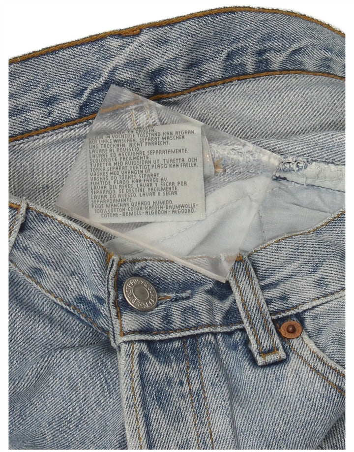 Pantaloncini di jeans Levi's 501 da uomo W29 in cotone blu medio