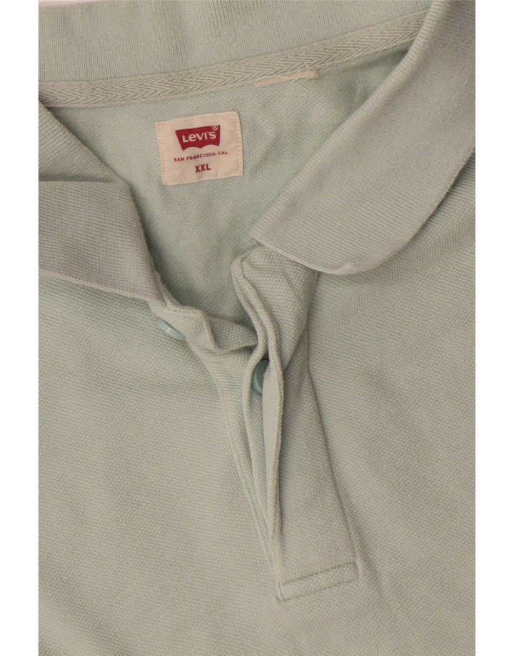 Polo Levi's da uomo 2XL in cotone verde