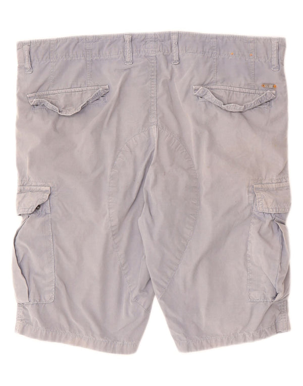 HUGO BOSS Mens Cargo Shorts W38 XL Blue