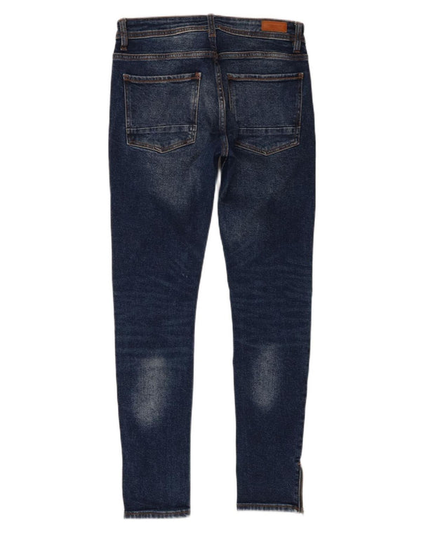 Jeans skinny da uomo Zara EU 38 Small W30 L29 Cotone blu