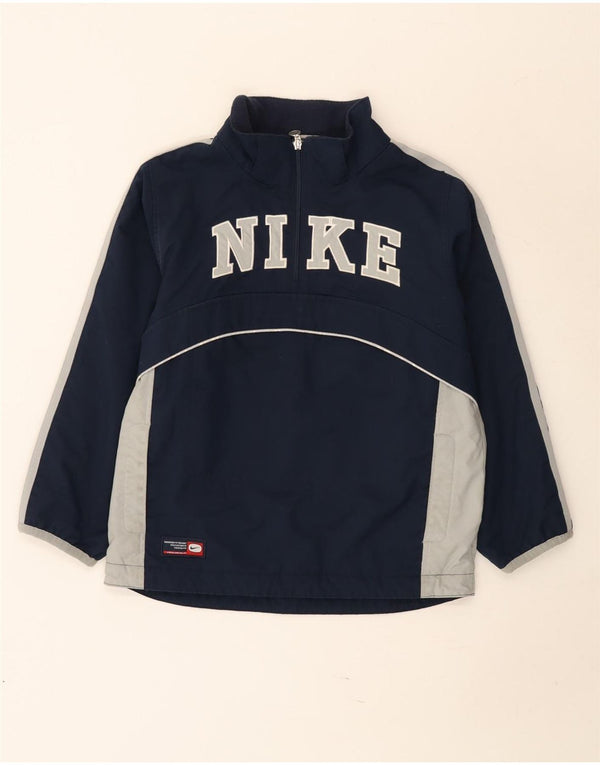 Giacca Nike Ragazzi Anorak 8-9 anni Small Blu Navy Colourblock Sports