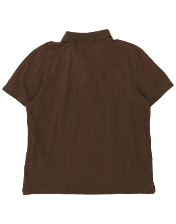 Polo da uomo Lyle & Scott XL in cotone kaki