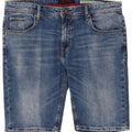 COVERI Pantaloncini di jeans da uomo IT 52 XL W38 Blu Cotone