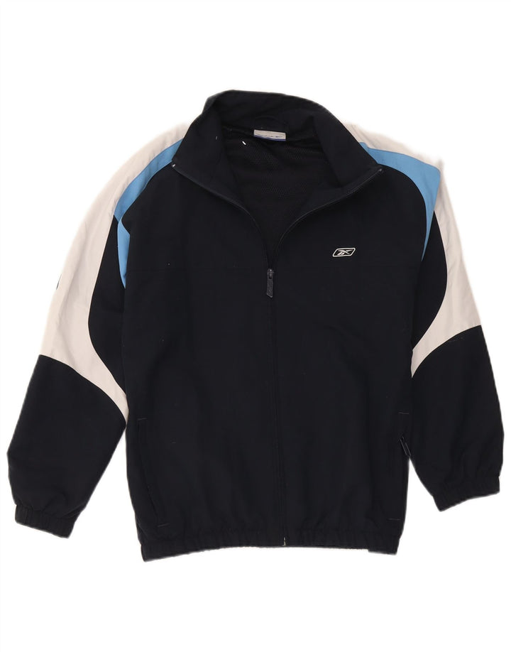 Giacca Reebok da ragazzo, tuta da ginnastica, 13-14 anni, colore blu navy