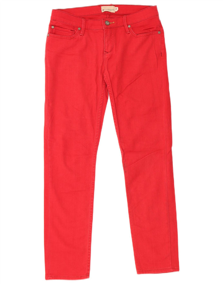 Jeans skinny da donna Roxy US 8 medi W28 L27 cotone rosso