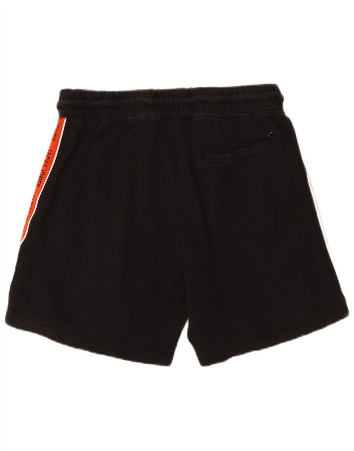 JACK & JONES Pantaloncini sportivi grafici da uomo Cotone color block medio nero