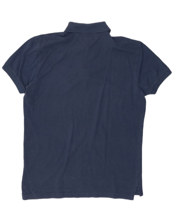 TOMMY HILFIGER Polo da uomo in cotone blu navy medio
