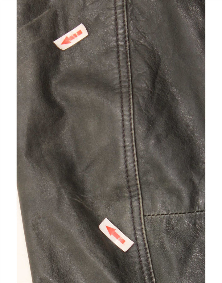 Giacca Biker Donna Conbipel IT 54 2XL Pelle Nera