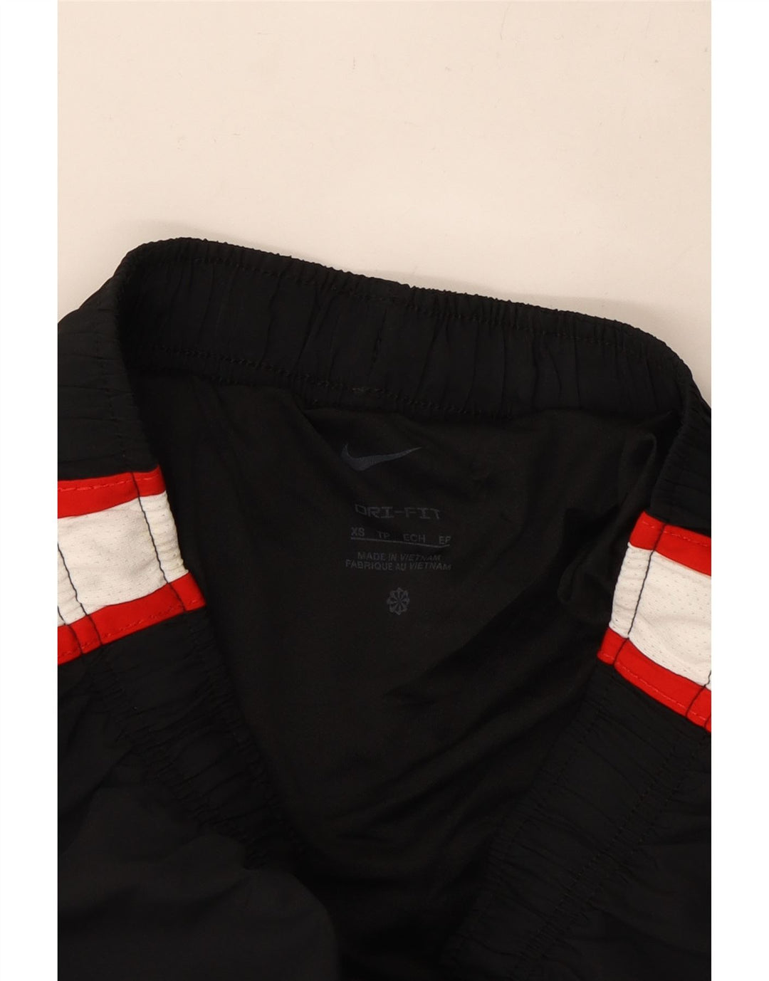 Pantaloncini sportivi da donna NIKE UK 4 XS Poliestere color block nero