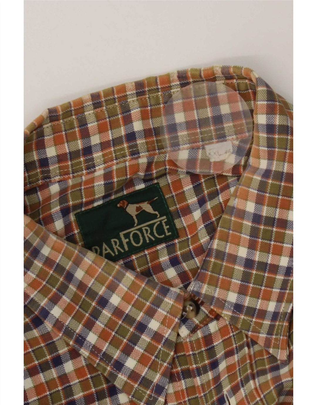 Camicia a maniche corte da uomo Parforce 2XL a quadri multicolore