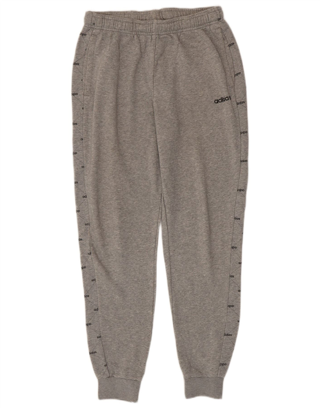Pantaloni da tuta con grafica ADIDAS da ragazzo 15-16 anni in cotone grigio