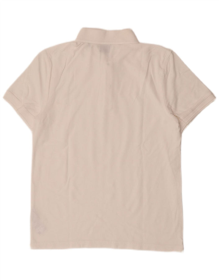 Polo da uomo slim fit Hugo Boss in cotone bianco medio