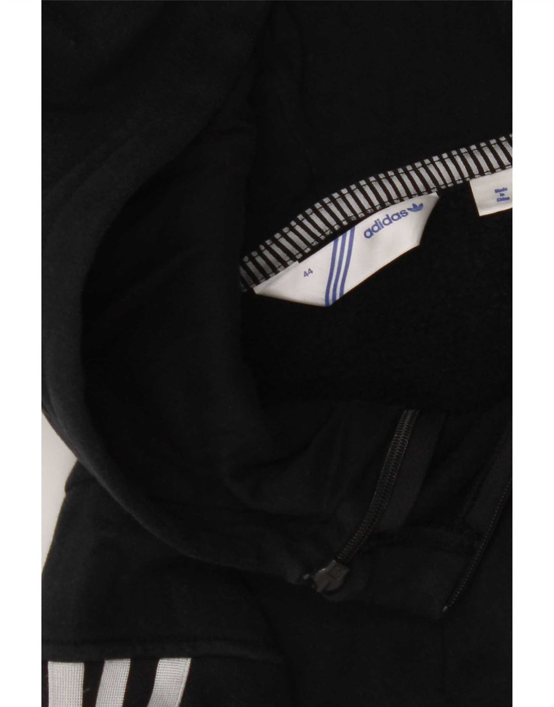 Felpa con cappuccio grafica da donna Adidas IT 44 media nera