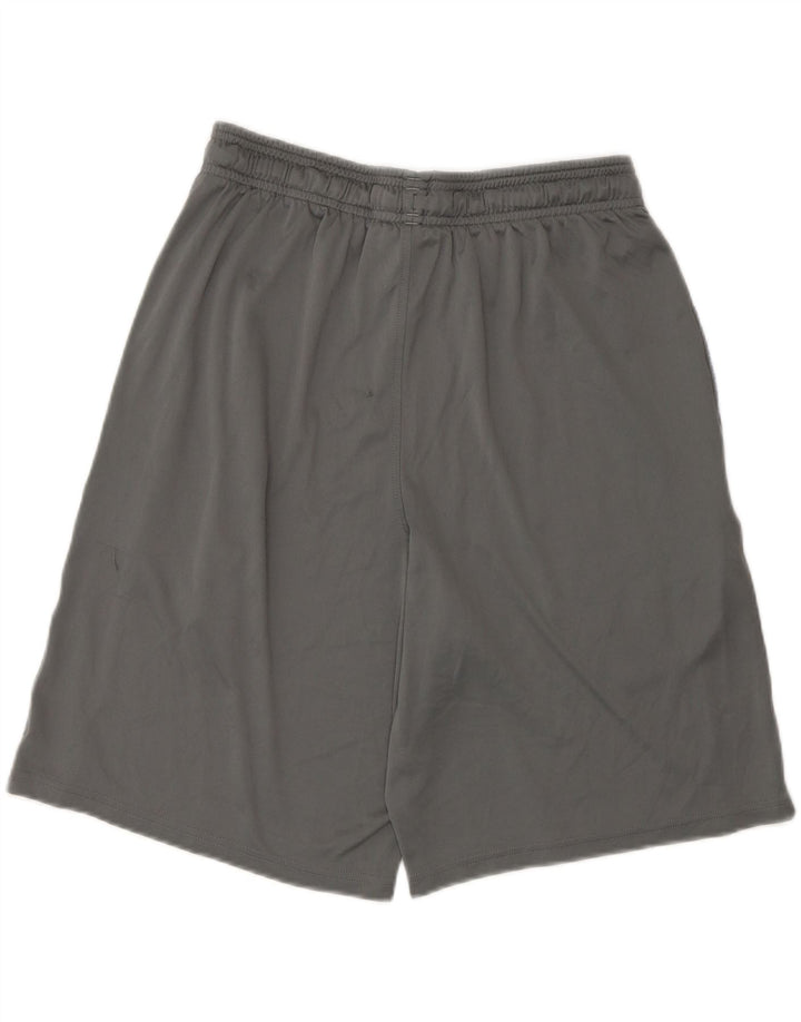 Pantaloncini sportivi da uomo Under Armour Poliestere color block grigio medio