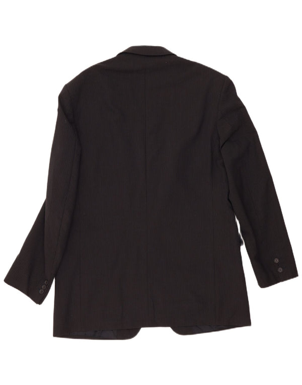 Giacca blazer da uomo Marks & Spencer UK 42 grande classica a righe blu navy