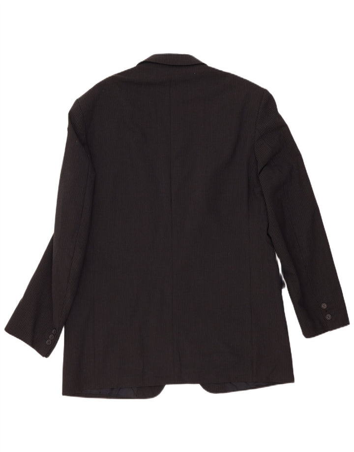 Giacca blazer da uomo Marks & Spencer UK 42 grande classica a righe blu navy
