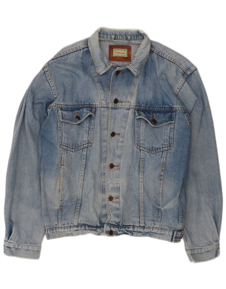 Giacca di jeans da uomo MICHELANGELO UK 40 grande blu