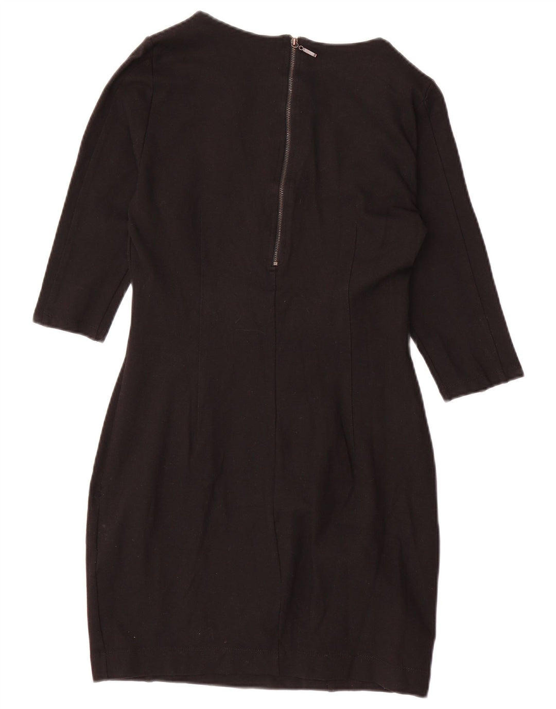 Abito tubino Zara da donna con maniche a 3/4 UK 18 XL poliestere nero