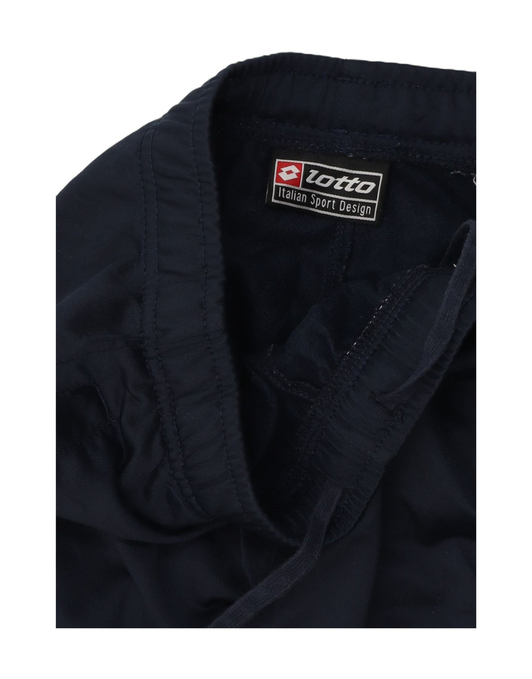 Pantaloni da tuta grafici da uomo Lotto Small Colorblock blu navy