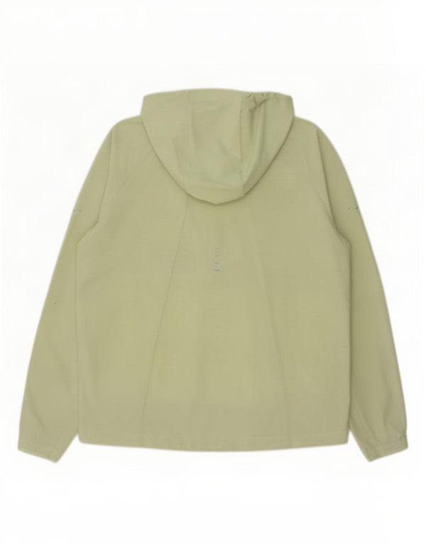 Giacca antipioggia con cappuccio da donna Nike UK 18 XL verde poliestere