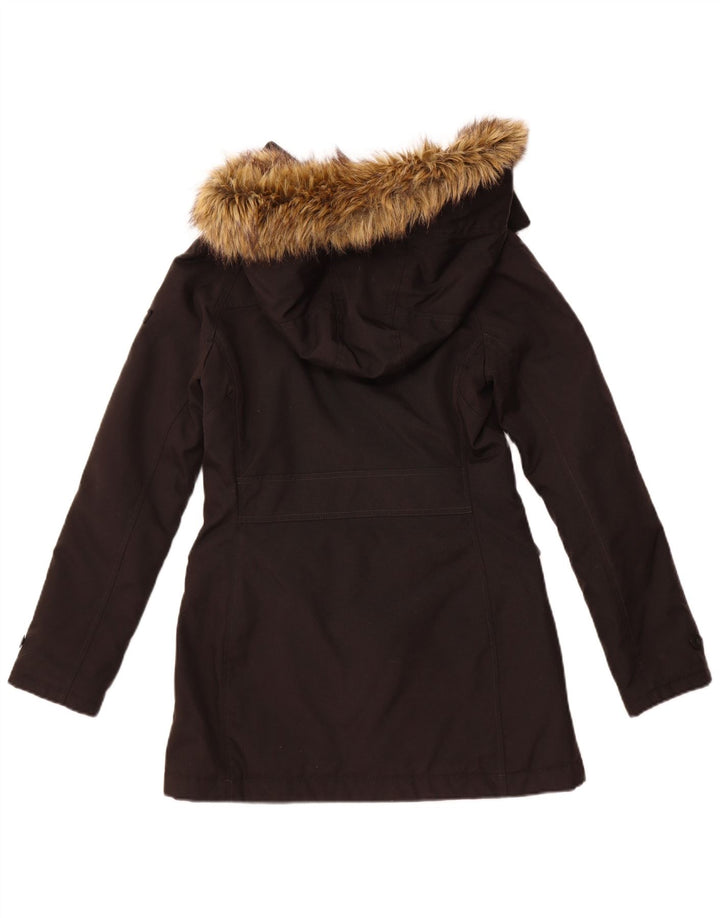 Giacca parka con cappuccio da donna WOOLRICH UK 12 media nera