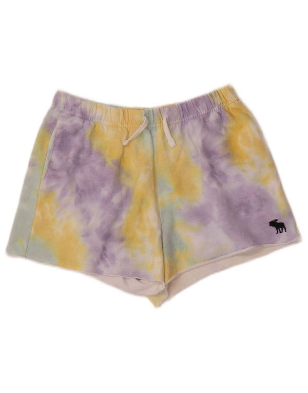 Pantaloncini sportivi per ragazze Abercrombie & Fitch 15-16 anni Tie Dye multicolore