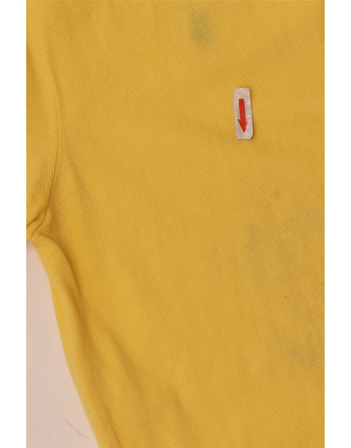 Polo Ralph Lauren da uomo in cotone giallo medio