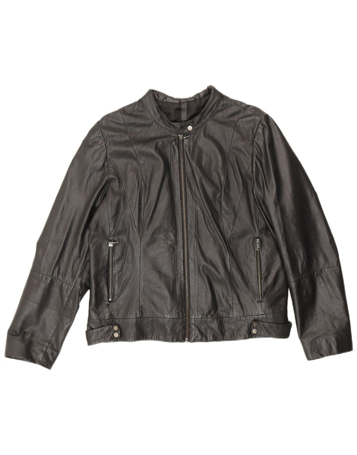 Giacca In Pelle Donna Conbipel IT 48 XL Nera