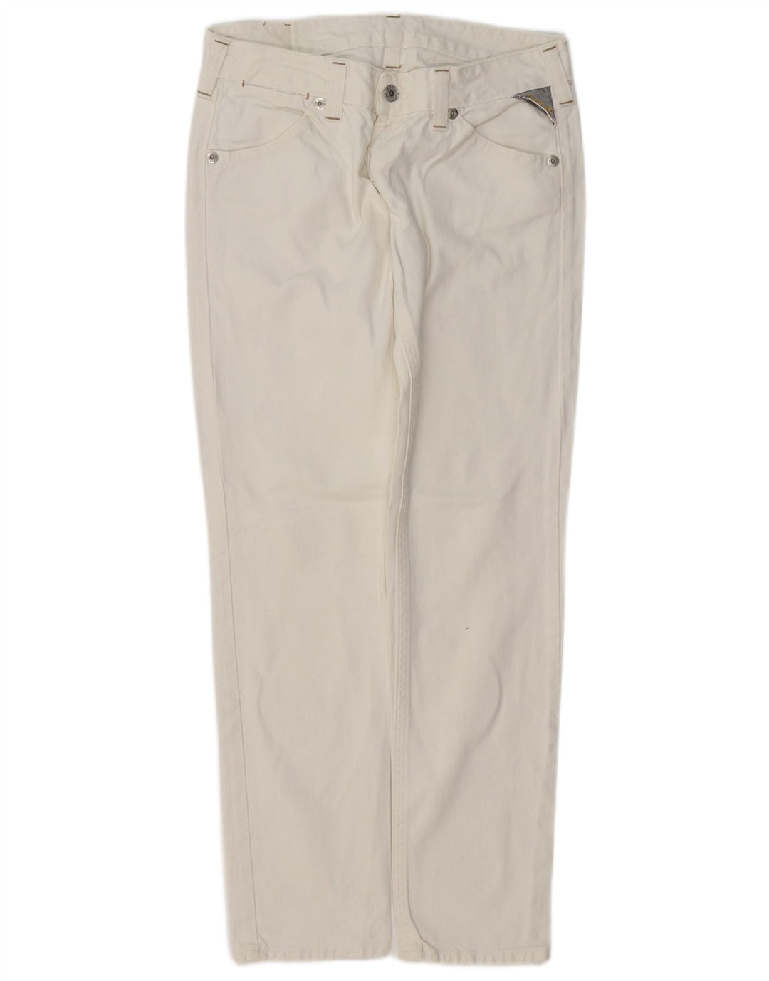 REPLAY Jeans dritti da donna W29 L30 cotone bianco